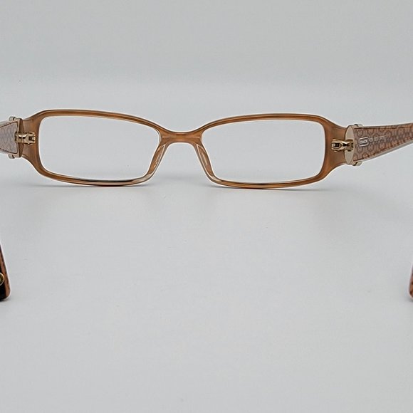 Coach Rosa 583 Tortoise Changeable Temple Icon Eyeglasses Frame w Case 52-17-135 - Picture 5 of 16